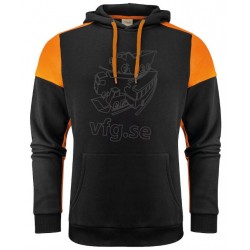 Hoodie med kontrast